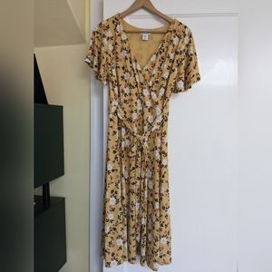 Nicole Miller Floral VNeck Dress